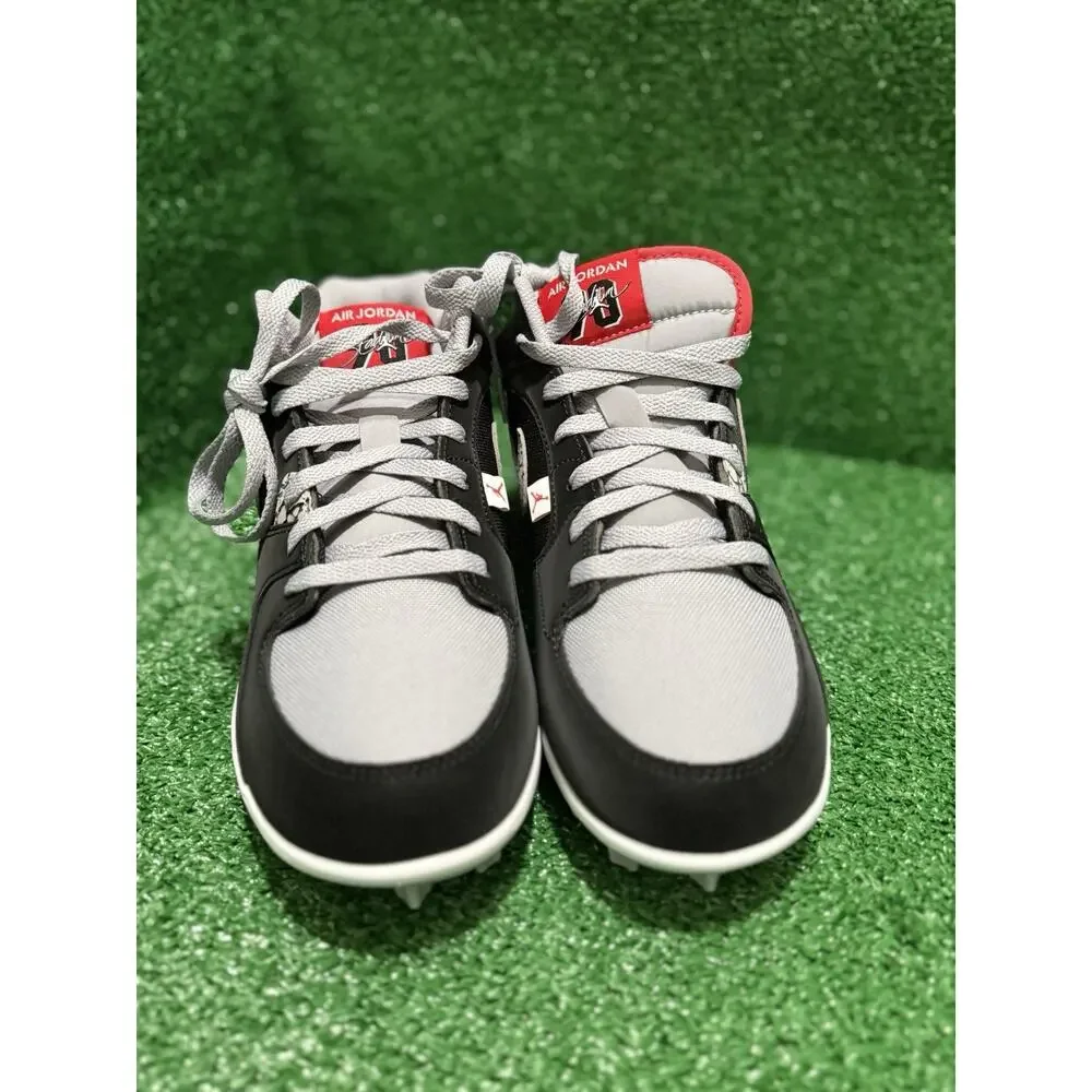 Nike Air Jordan Stadium 90 Low TD Black Cement Football HQ0210-060 Men’s Size 9
